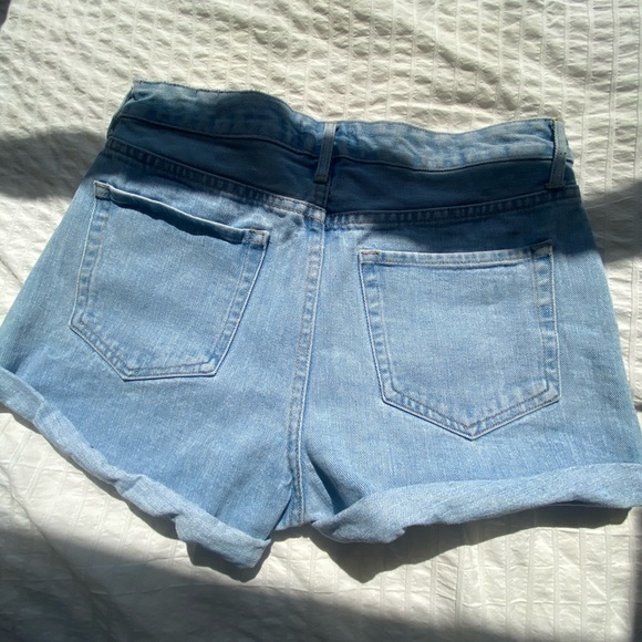 High waisted denim shorts - Picture 3 of 3